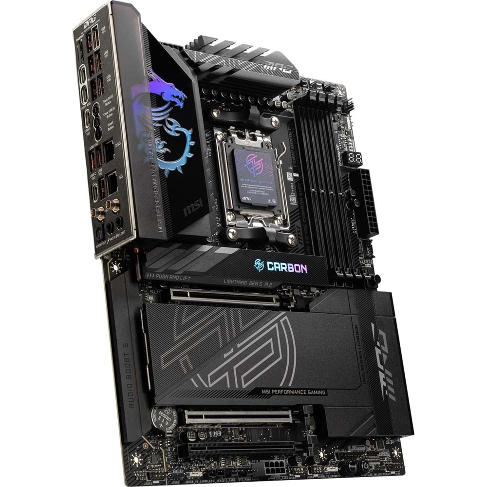 MSI MPG X870E CARBON WIFI7 DDR5 HDMI-DP TYPEC PCIE 5.0 AM5 ATX