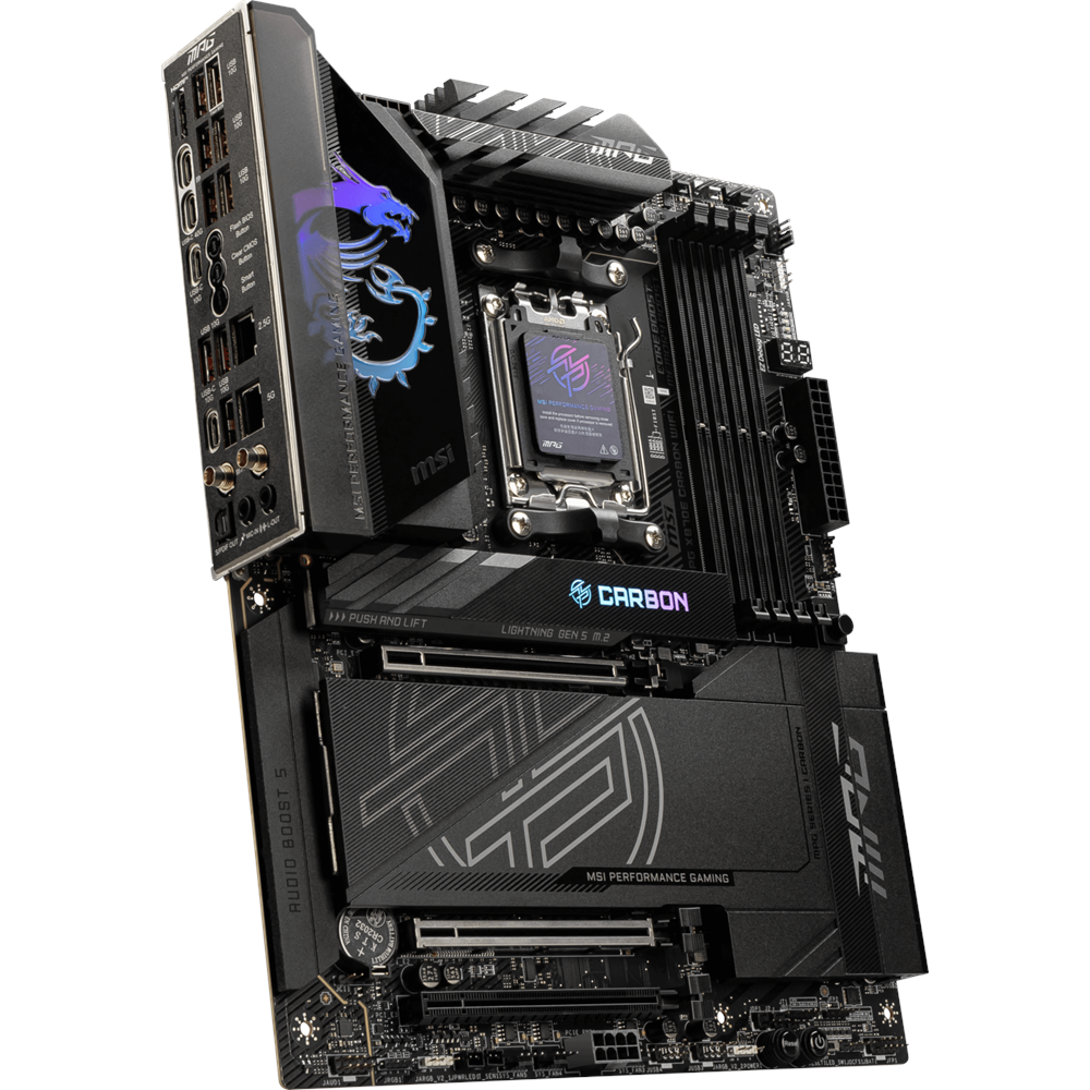 MSI MPG X870E CARBON WIFI7 DDR5 HDMI-DP TYPEC PCIE 5.0 AM5 ATX