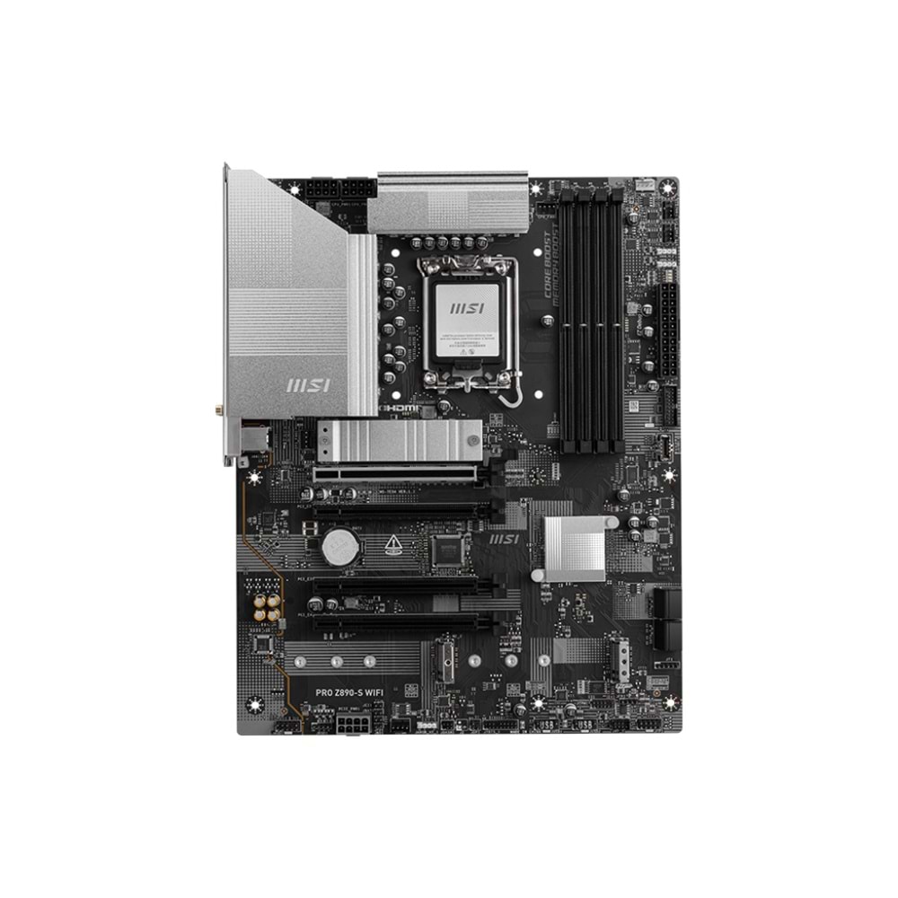 MSI PRO Z890-S WIFI6E DDR5 HDMI-DP TYPEC PCIE 5.0 1851p ATX