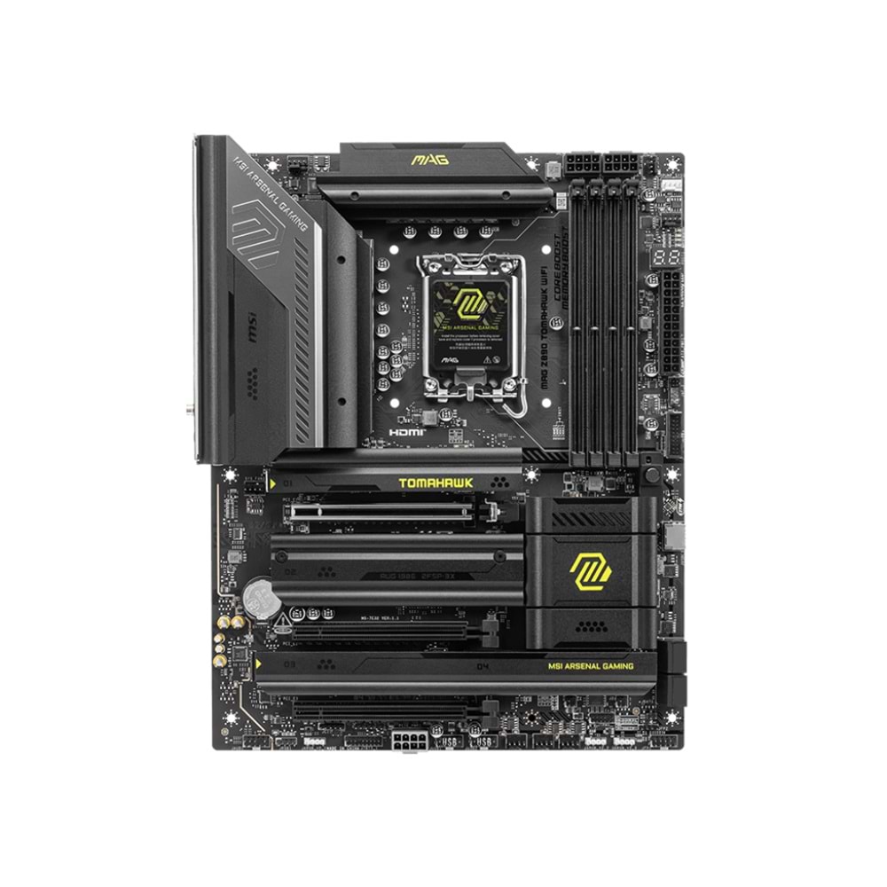 MSI MAG Z890 TOMAHAWK WIFI7 DDR5 HDMI-DP TYPEC PCIE 5.0 1851p ATX