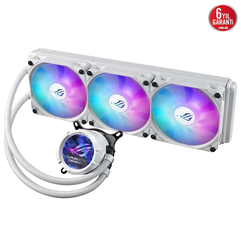 ASUS 360mm ROG STRIX LC III 360 ARGB LCD WHITE AM5-1851p Sıvı Soğutmalı İşlemci Fanı / 90RC00W2-M0UAY0