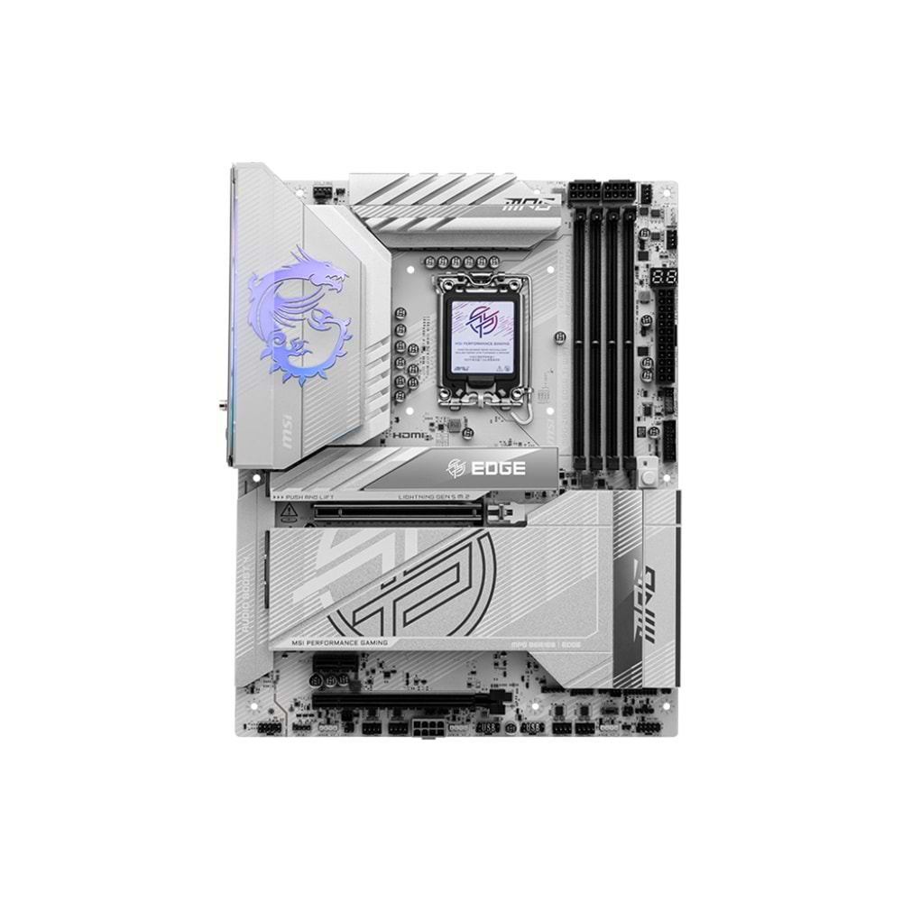 MSI MPG Z890 EDGE TI WIFI7 DDR5 HDMI-DP TYPEC PCIE 5.0 1851p ATX