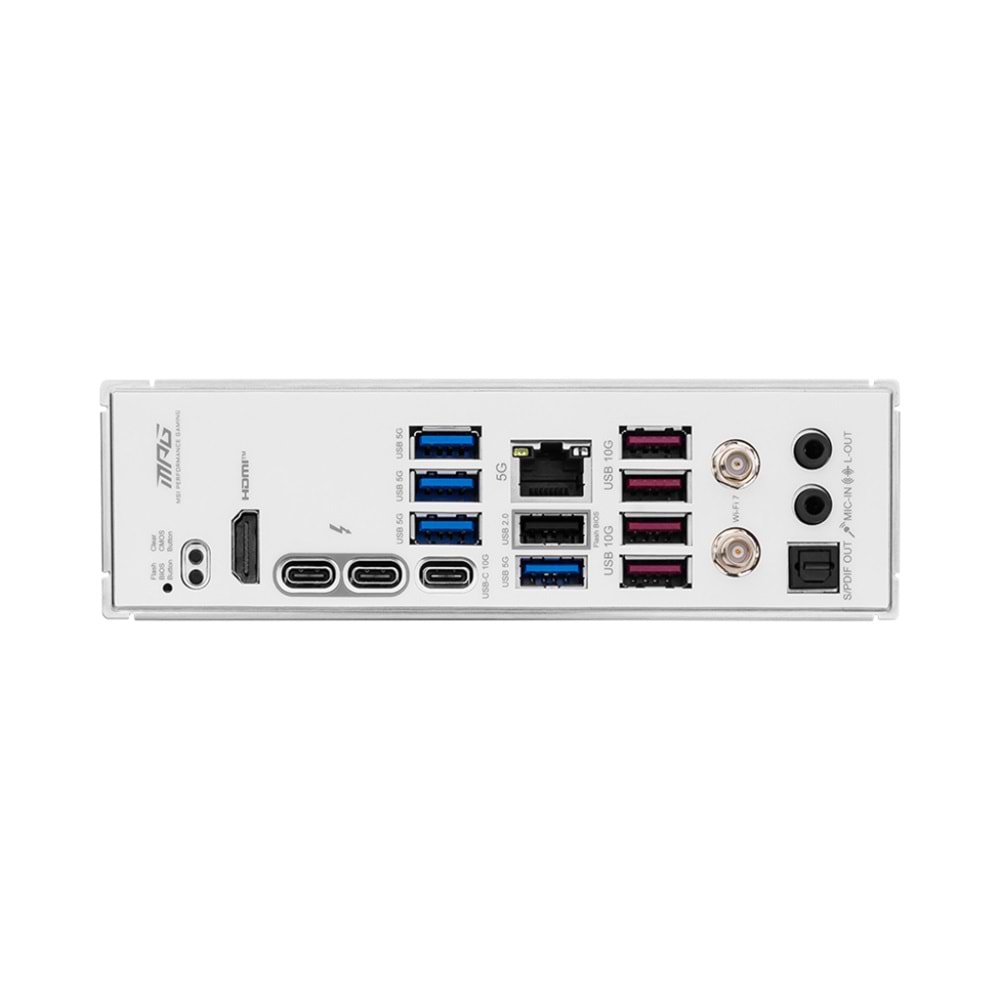MSI MPG Z890 EDGE TI WIFI7 DDR5 HDMI-DP TYPEC PCIE 5.0 1851p ATX