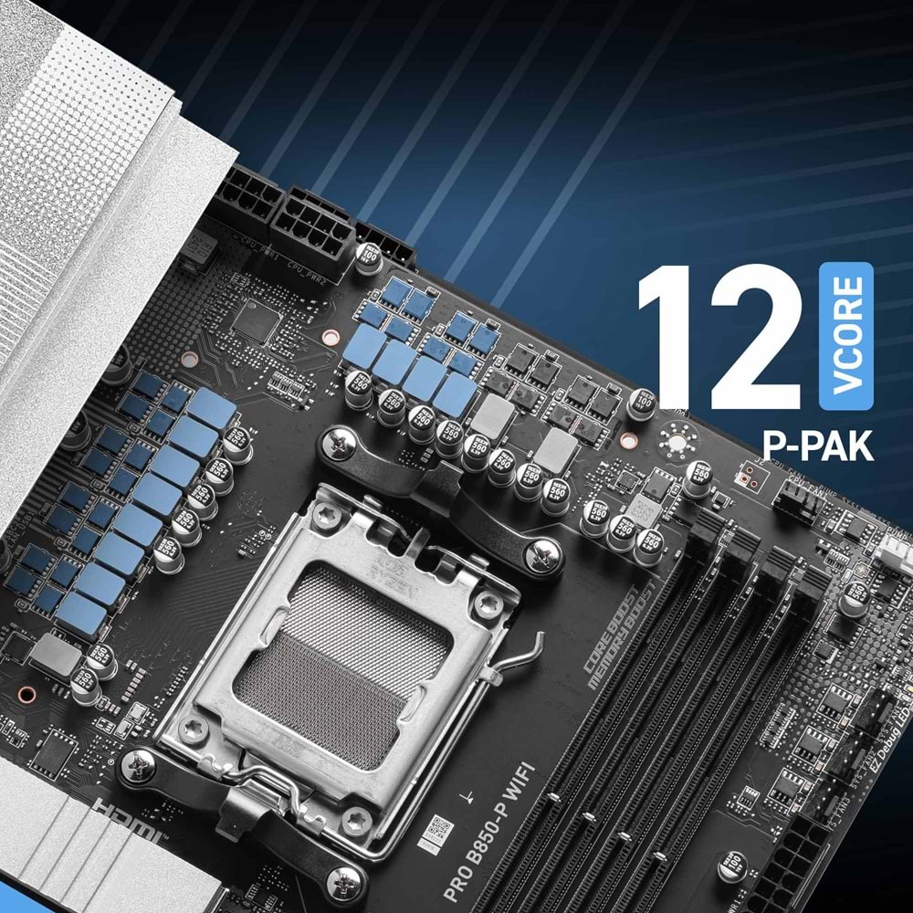 MSI PRO B850-P WIFI7 DDR5 HDMI-DP TYPEC PCIE 5.0 AM5 ATX