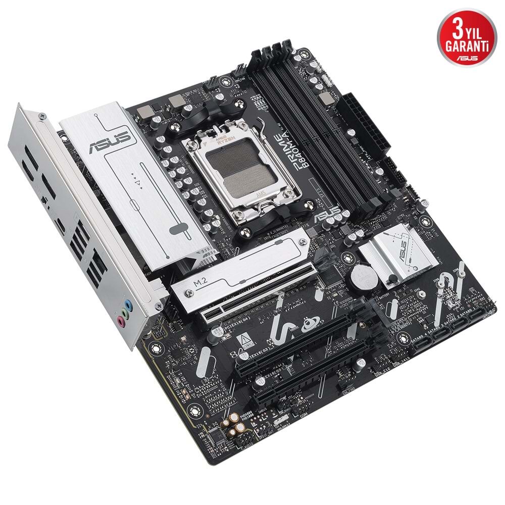 ASUS PRIME B840M-A-CSM DDR5 HDMI-DP TYPEC PCIE 4.0 AM5 mATX Kurumsal Anakart / 90MB1J10-M0EAYC