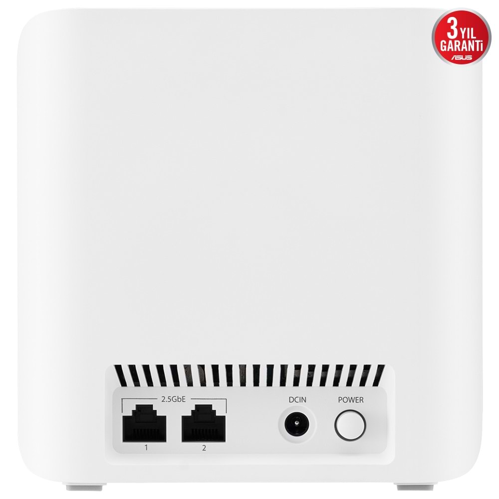 ASUS ZENWIFI7 BD4-W-2 WIFI7 BE3600 Dual Band Mesh Router 2-li set Beyaz