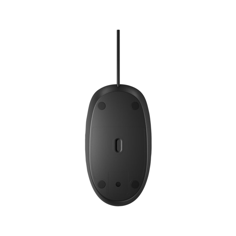 HP 125 Kablolu Optik Mouse Siyah - 265A9UT