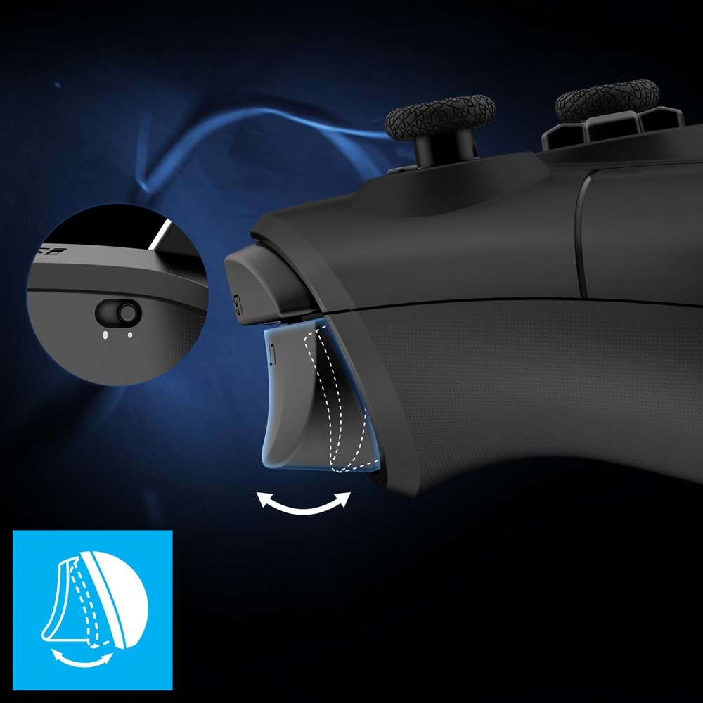 MSI Stok Adı: Msi GG Force GC300 Wireless 2.4GHz Kablosuz Siyah Oyun Kolu (Gamepad)