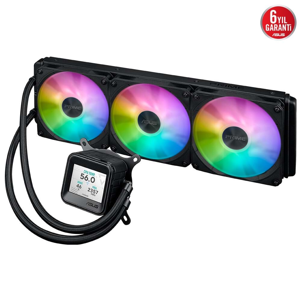Asus 360mm Prime LC 360 RGB LCD AM5-1851p Sıvı Soğutmalı İşlemci Fanı / 90RC00Z1-B0EAY0