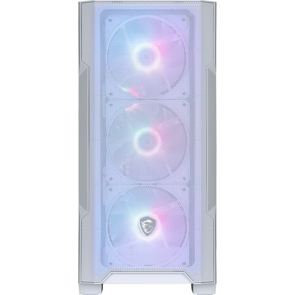 MSI MAG FORGE M100R WHITE Gaming Micro-Tower PC Kasası Beyaz