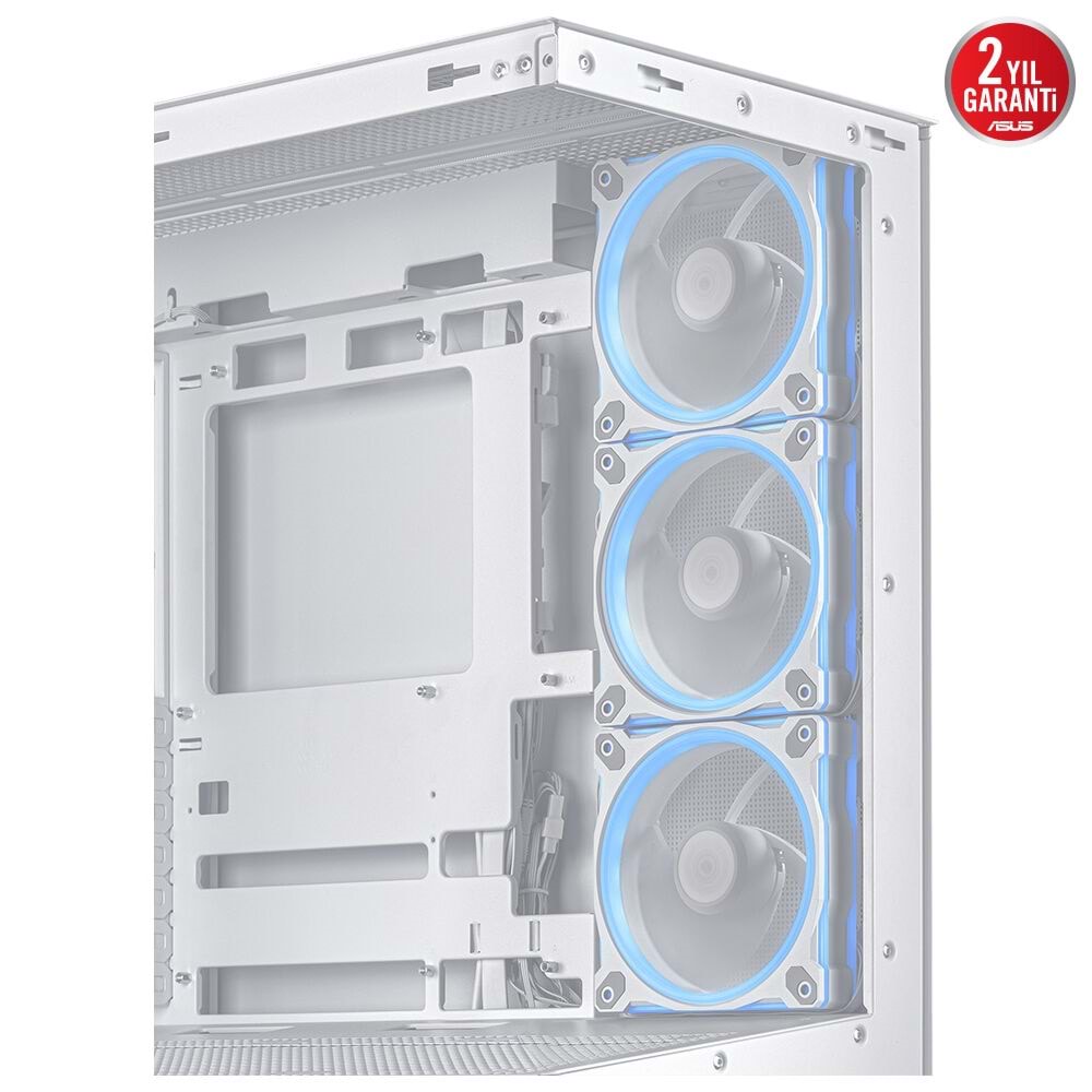 ASUS A31 PLUS TG ARGB WHITE Gaming Mid-Tower PC Kasası Beyaz / 90DC00R3-B19000
