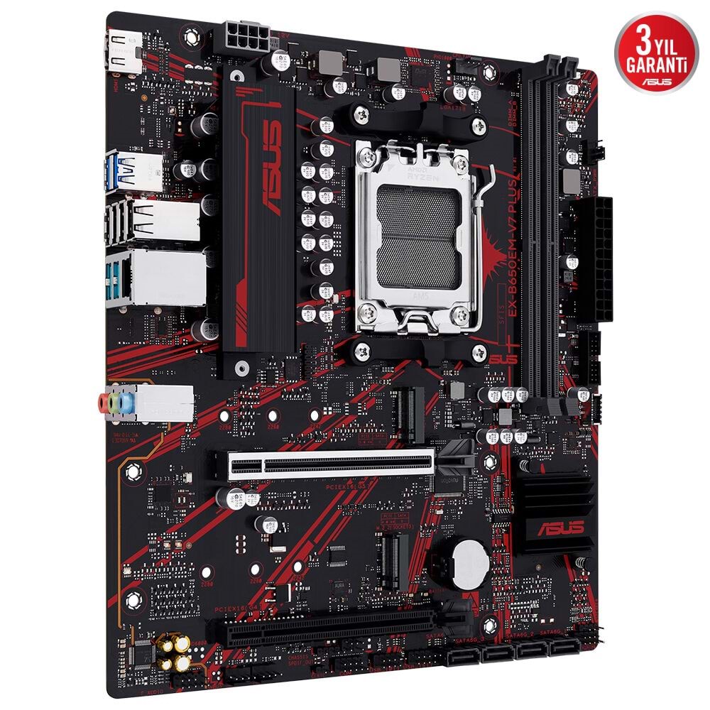 ASUS EX-B650EM-V7 PLUS DDR5 HDMI PCIE 4.0 AM5 mATX / 90MB1LXM-M0EAY0