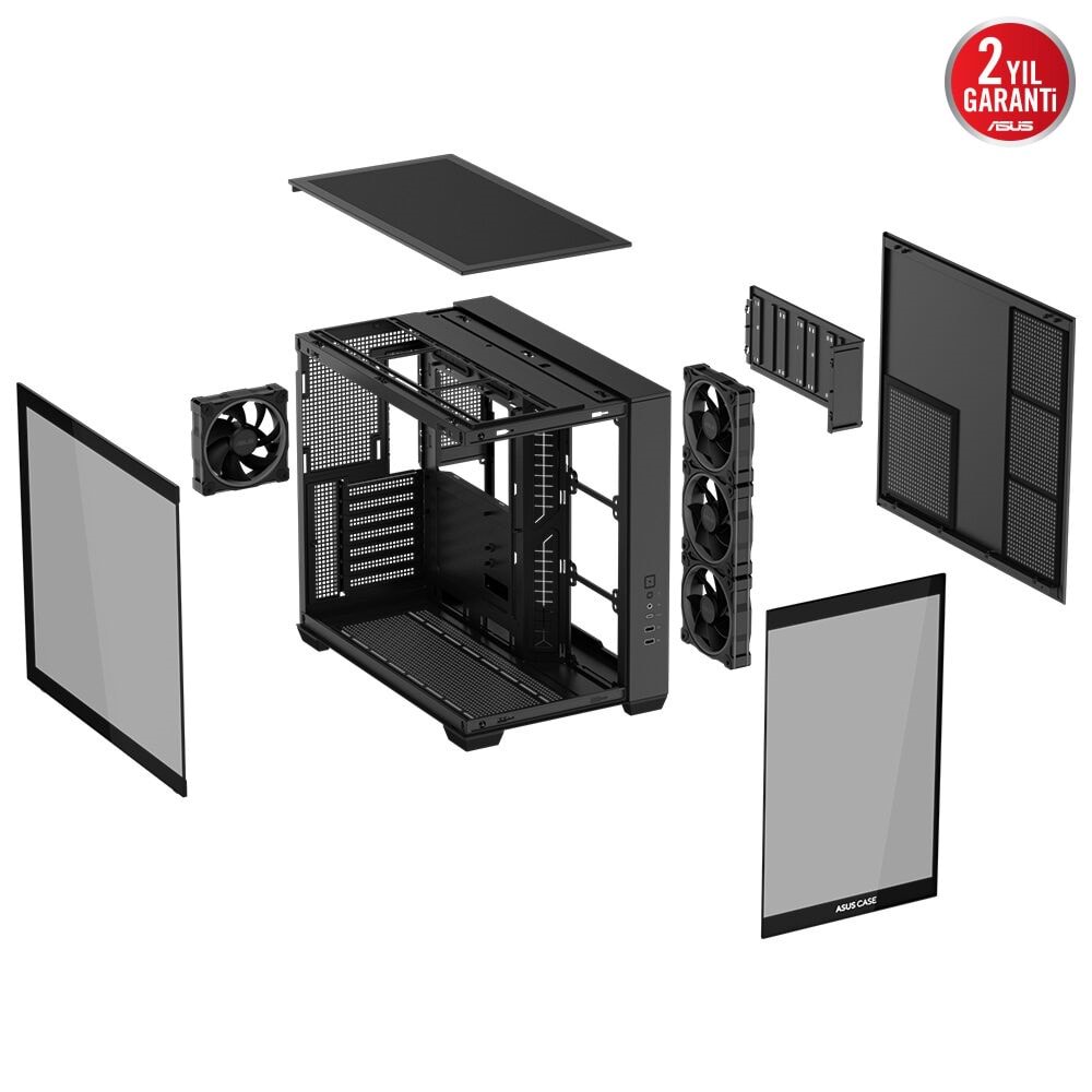 ASUS A32 PLUS TG ARGB Gaming Mid-Tower PC Kasası / 90DC00S0-B19000
