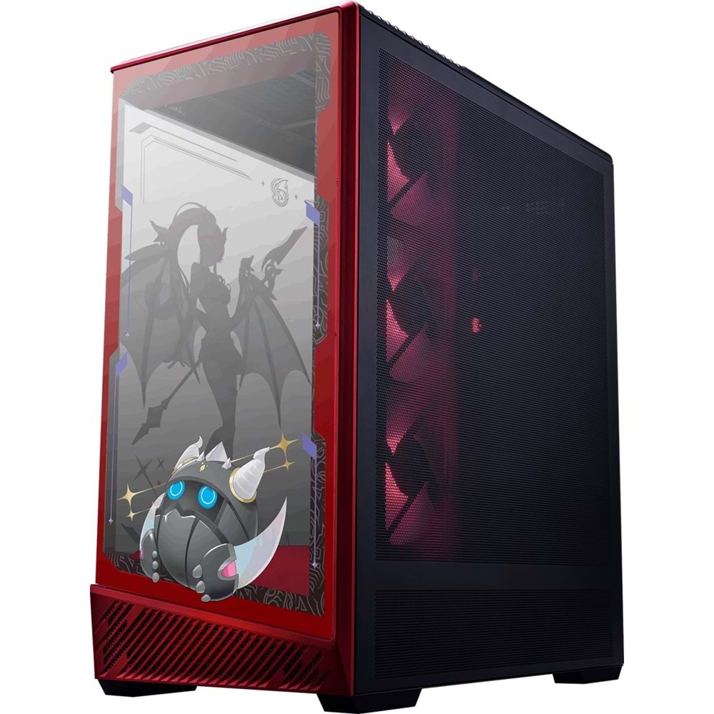 MSI PANO 130R MLG EDITION Gaming Mid-Tower PC Kasası Kırmızı-Siyah