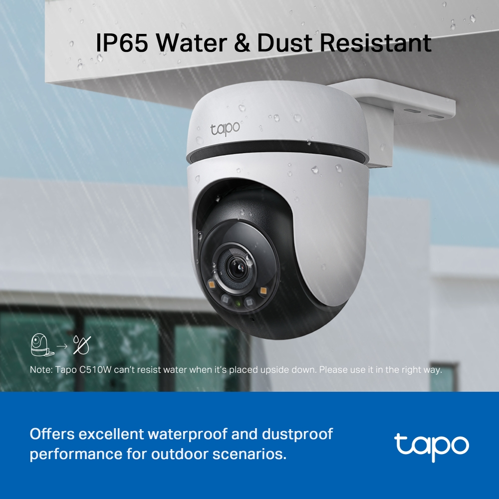 TP-LINK 3MP 4mm Wıfı Kablosuz Pan-Tilt IP Kamera MC510