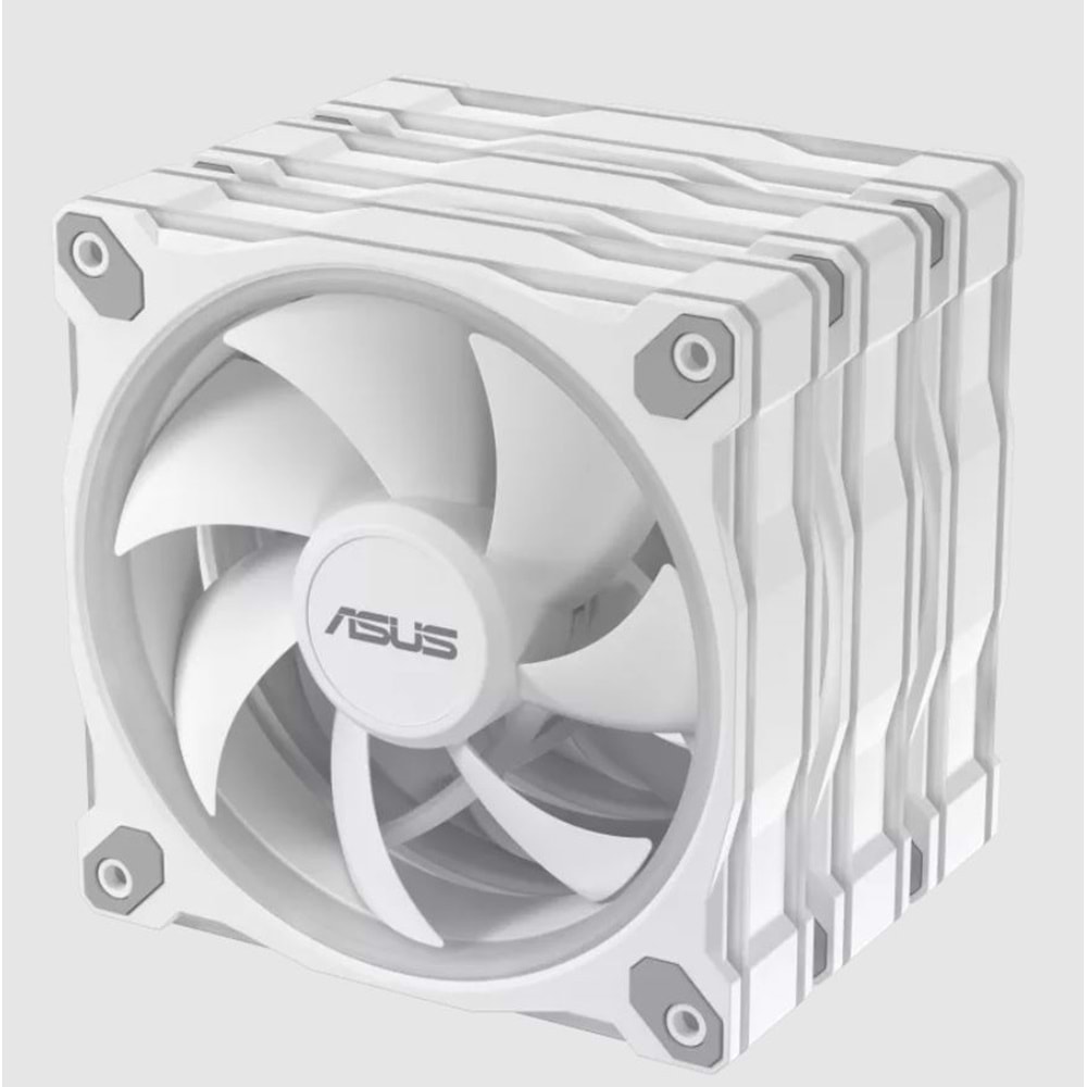 ASUS PRIME MR120 ARGB Beyaz Üçlü Kasa Fanı Seti (3'li set) / 90DA00I3-B09020