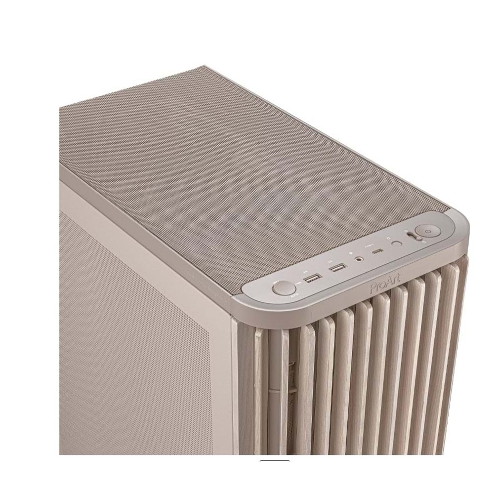 ASUS PROART PA401 WOOD MESH PWM BEIGE Gaming Mid-Tower PC Kasası