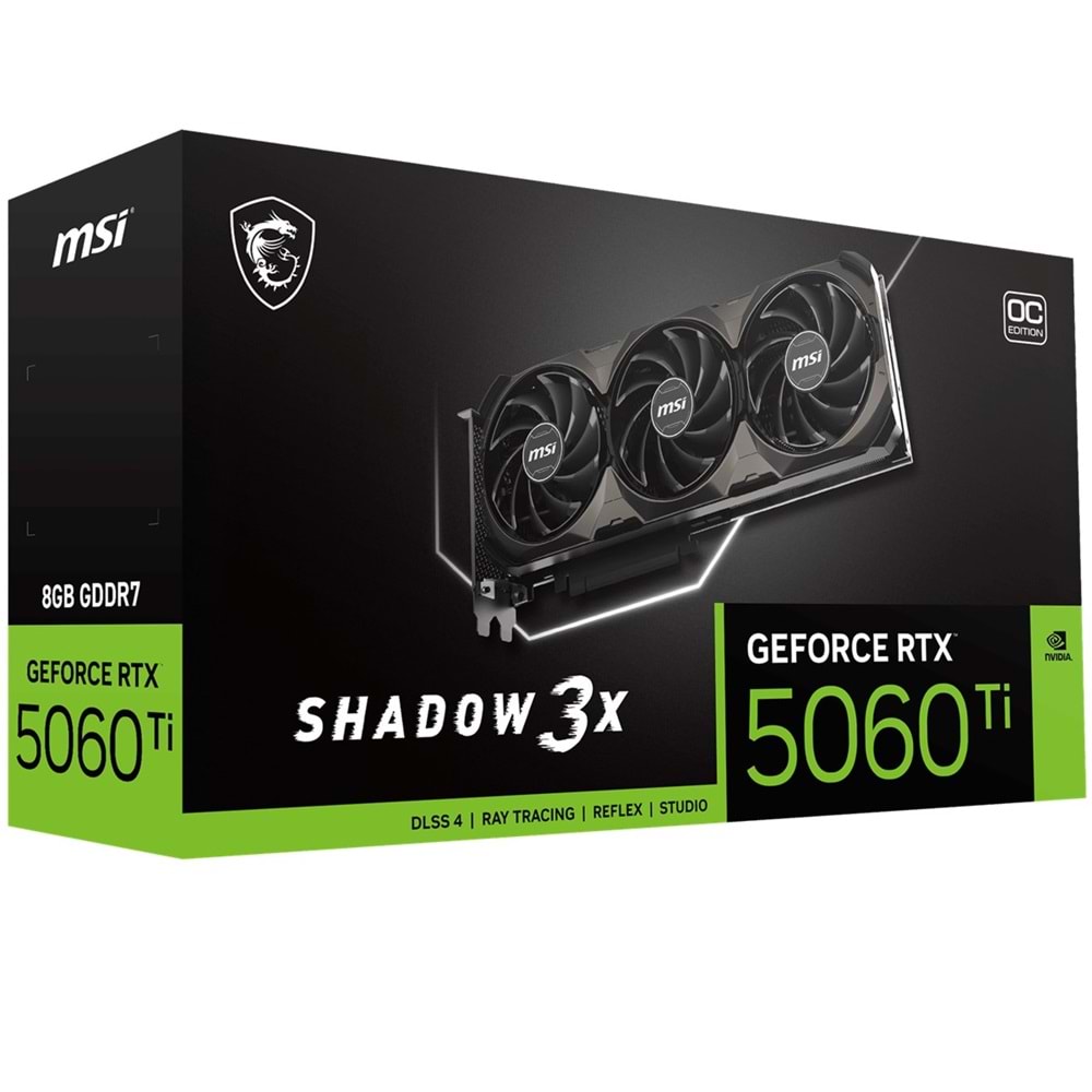 MSI 8GB RTX5060TI 8G SHADOW 3X OC CLASSIC GDDR7 128bit HDMI-DP PCIE 5.0