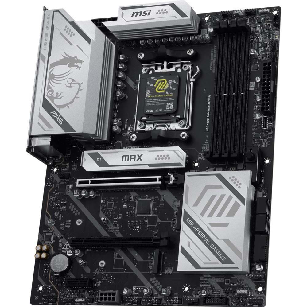 MSI MAG X870E GAMING MAX WIFI7 DDR5 HDMI-DP PCIE 5.0 AM5 ATX