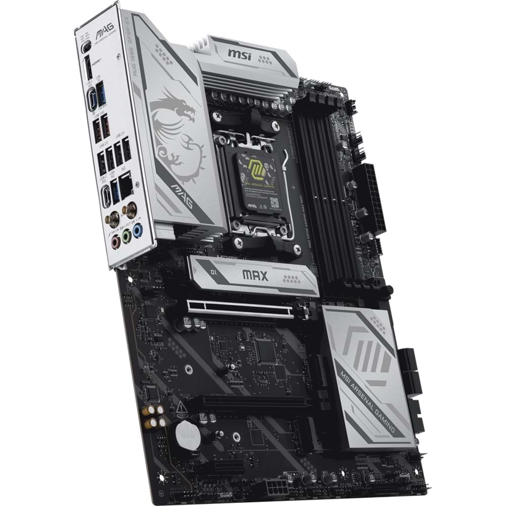 MSI MAG X870E GAMING MAX WIFI7 DDR5 HDMI-DP PCIE 5.0 AM5 ATX