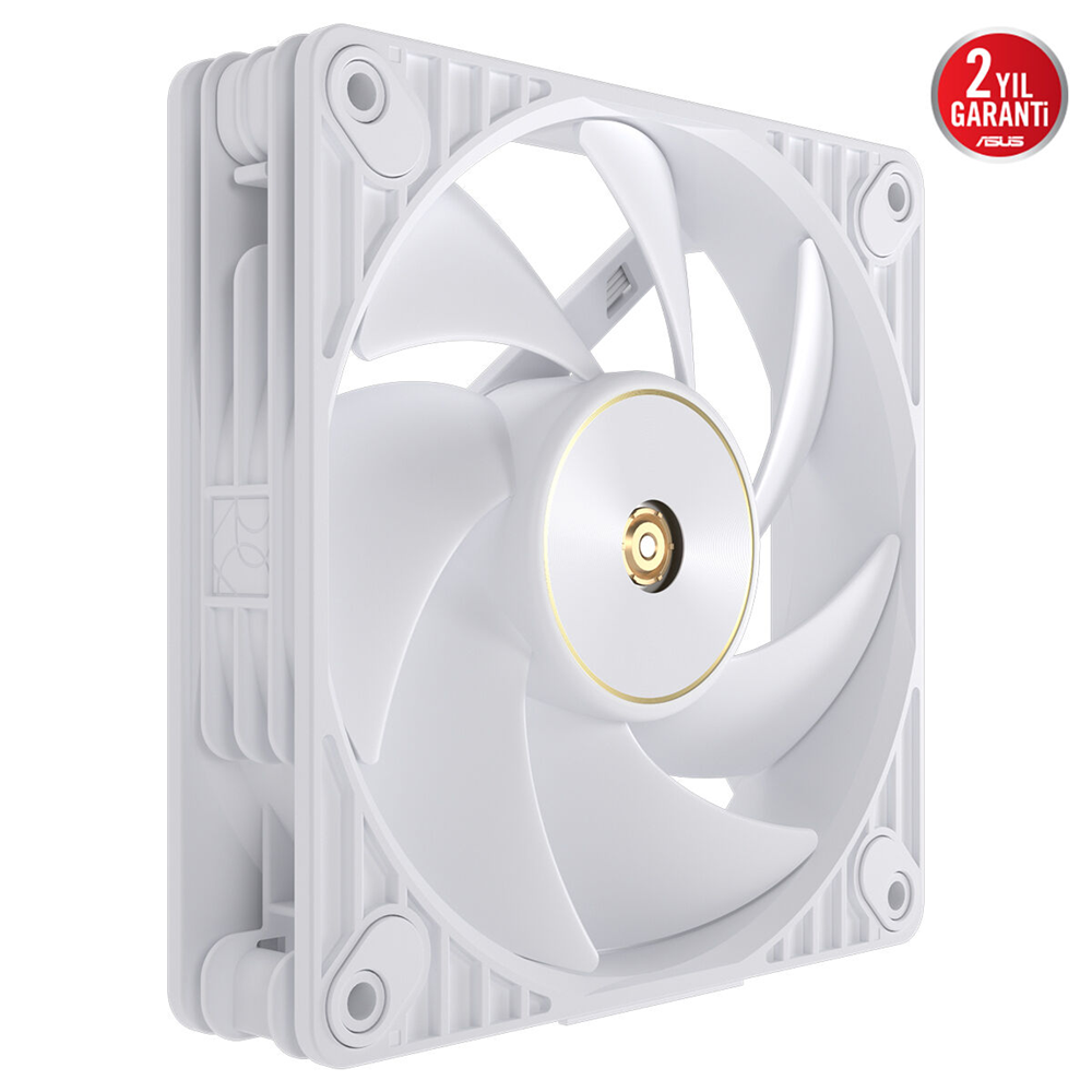 ASUS ProArt PF120 Beyaz 120mm PWM Kasa/Radyatör Fanı (3'lü Paket + Kontrolcü) / 90DA00M3-B09020