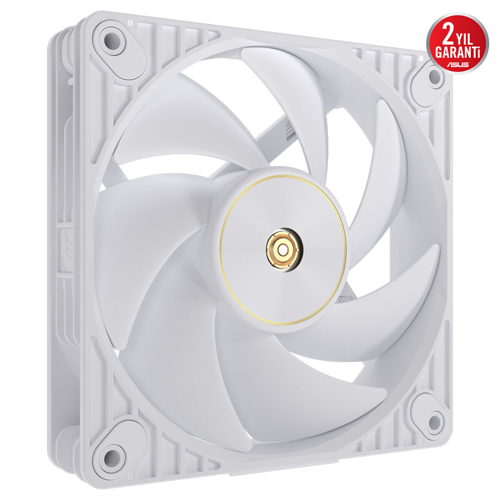 ASUS ProArt PF120 Beyaz 120mm PWM Kasa/Radyatör Fanı (3'lü Paket + Kontrolcü) / 90DA00M3-B09020