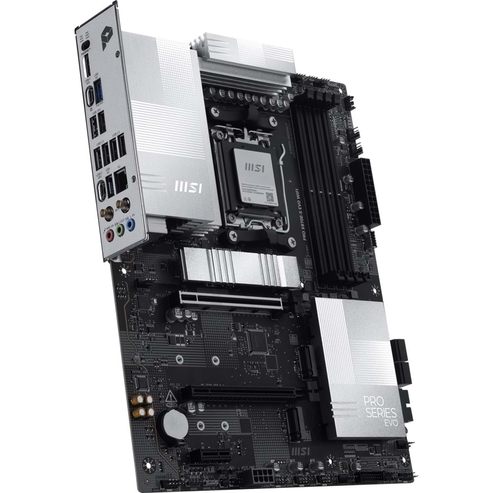 MSI PRO X870E-S EVO WIFI7 DDR5 HDMI-DP TYPEC PCIE 5.0 AM5 ATX