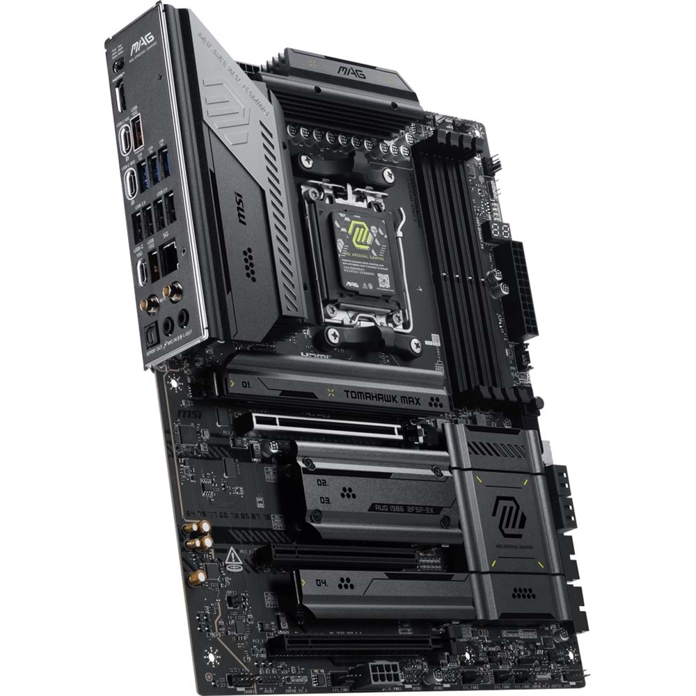 MSI MAG X870E TOMAHAWK MAX WIFI7 DDR5 HDMI-DP TYPEC PCIE 5.0 AM5 ATX