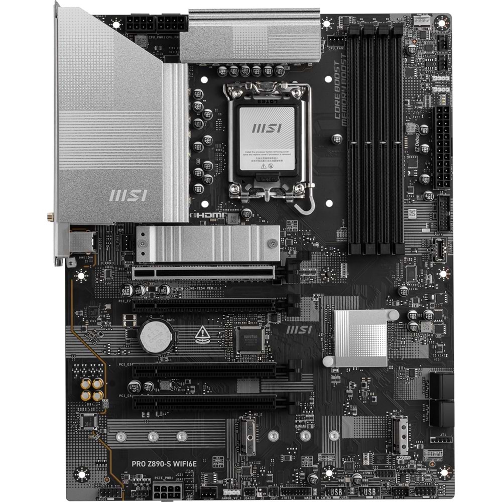 MSI PRO Z890-S WIFI6E DDR5 HDMI-DP TYPEC PCIE 5.0 1851p ATX