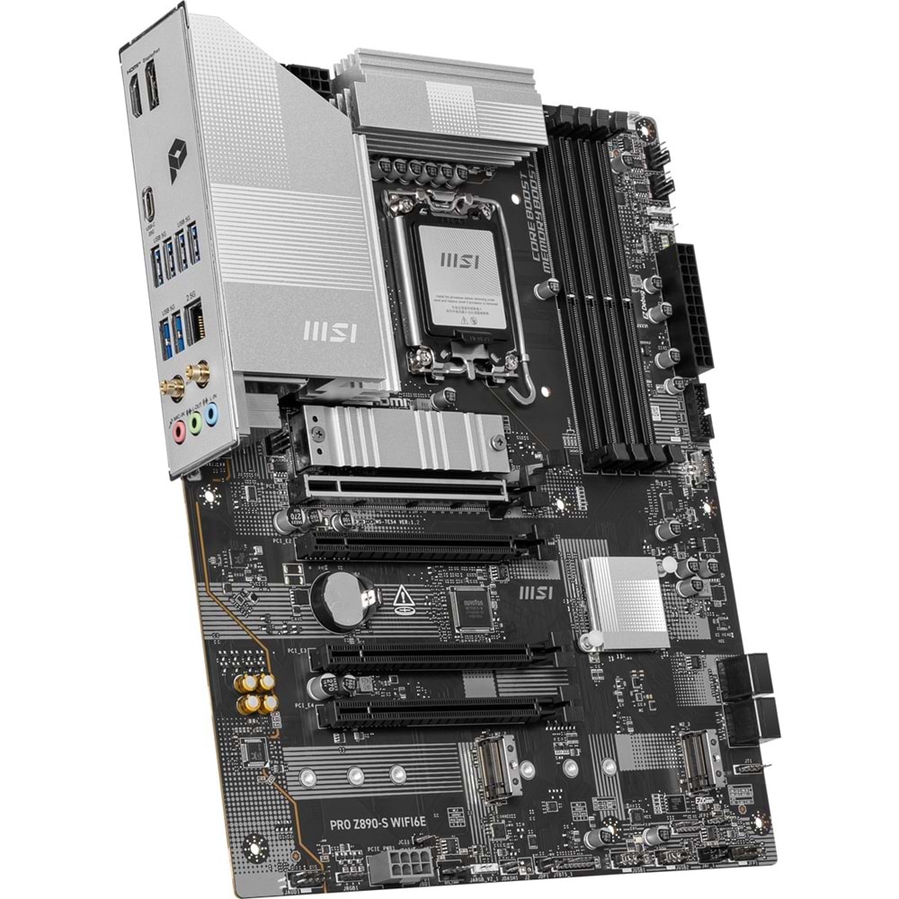 MSI PRO Z890-S WIFI6E DDR5 HDMI-DP TYPEC PCIE 5.0 1851p ATX