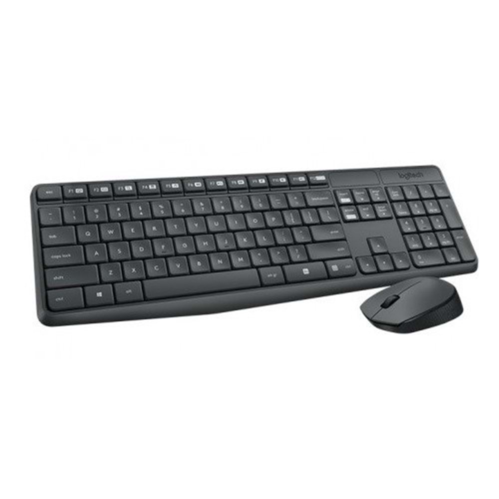 LOGITECH MK235 Kablosuz Q Trk Siyah Klavye - Mouse Set (920-007925)