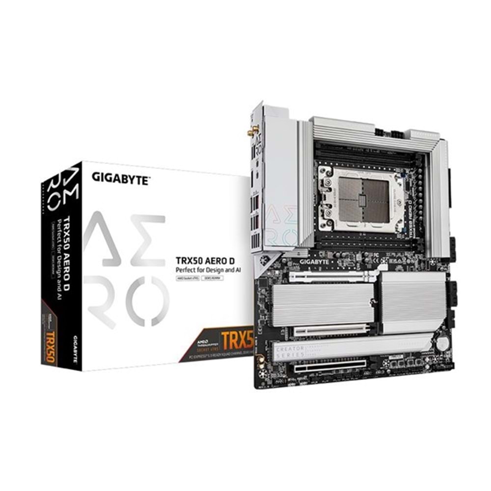 GIGABYTE TRX50 AERO D WIFI-7 DDR5 RAID PCIE 5.0 sTR5 EATX GIGABYTE TRX50 AERO D WIFI-7 DDR5 RAID PCIE 5.0 sTR5 EATX