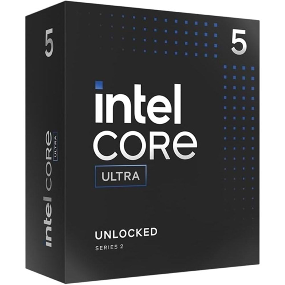 INTEL CORE ULTRA 5 245K 14çekirdekli 26MB O/B VGA 1851p 125W Kutulu-Fansız 