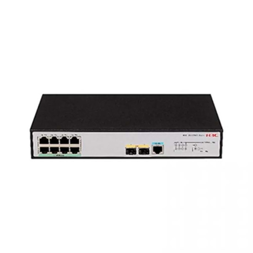 H3C 8port S5120V3-10P-PWR-LI GIGABIT 2-SFP 125W FULL POE YÖNETİLEBİLİR SWITCH 