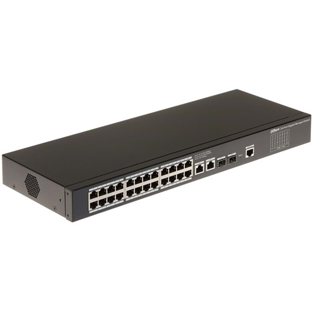 DAHUA 24port SG4028 GIGABIT 2-SFP YÖNETİLEBİLİR SWITCH