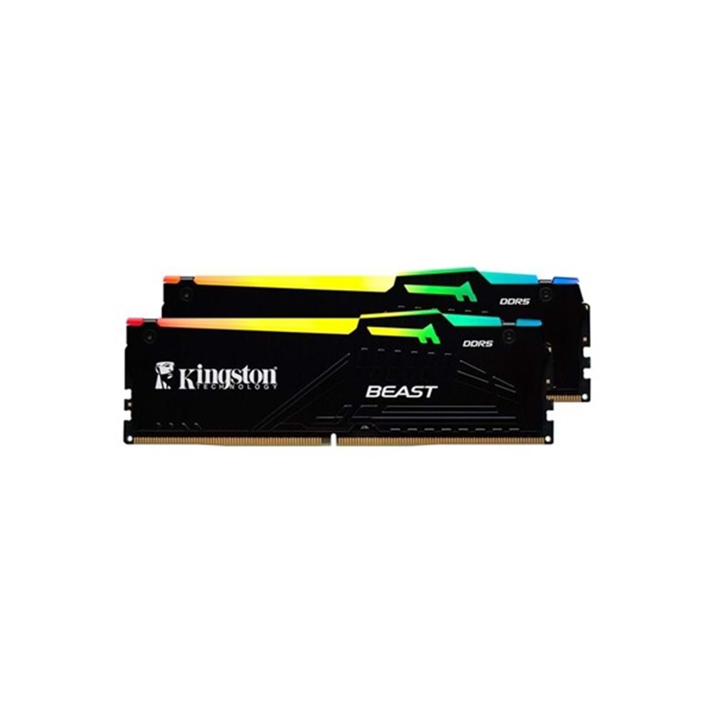 KINGSTON 32GB (2X 16GB) DDR5 6000MHZ CL36 RGB DUAL KIT PC RAM BEAST EXPO KF560C36BBE2AK2-32TR