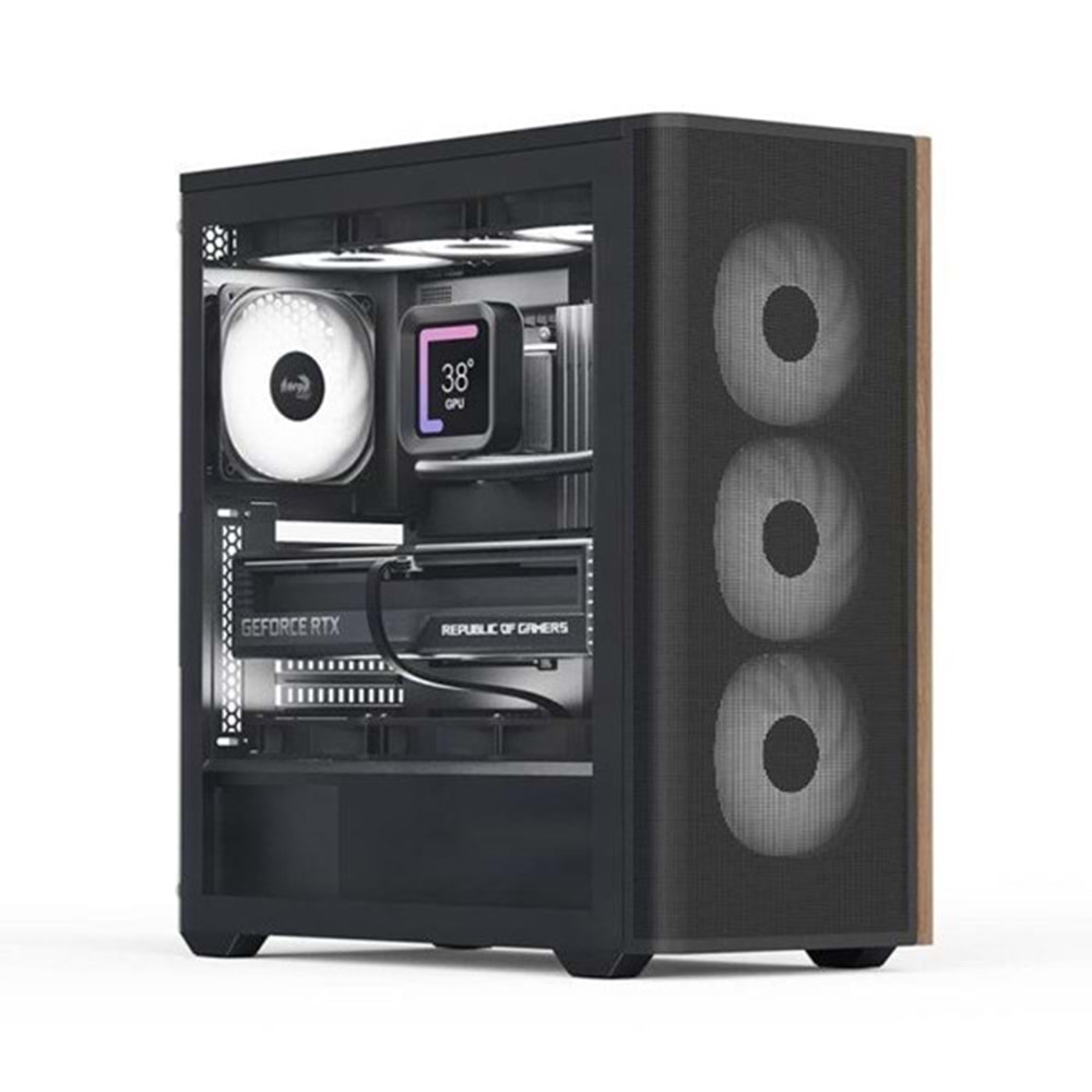 AEROCOOL D501A AE-D501A-BK GAMING MID-TOWER PC KASASI