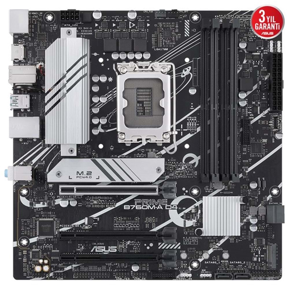 ASUS PRIME B760M-A D4-CSM DDR4 HDMI-DP PCIE 4.0 1700p mATX KURUMSAL ANAKART ASUS PRIME B760M-A D4-CSM DDR4 HDMI-DP PCIE 4.0 1700p mATX KURUMSAL ANAKART
