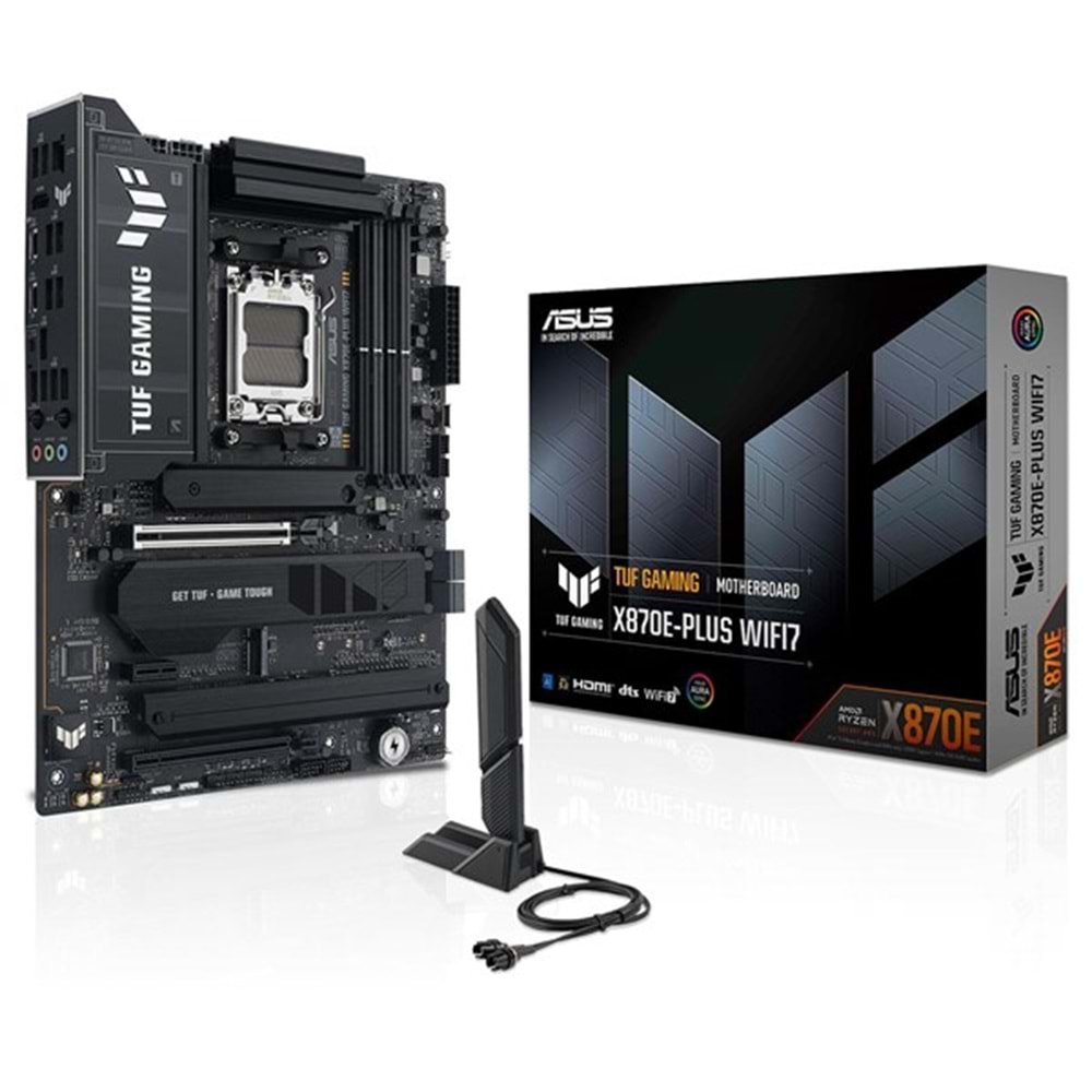 ASUS TUF GAMING X870E-PLUS WIFI7 DDR5 HDMI-DP TYPEC PCIE 5.0 AM5 ATX