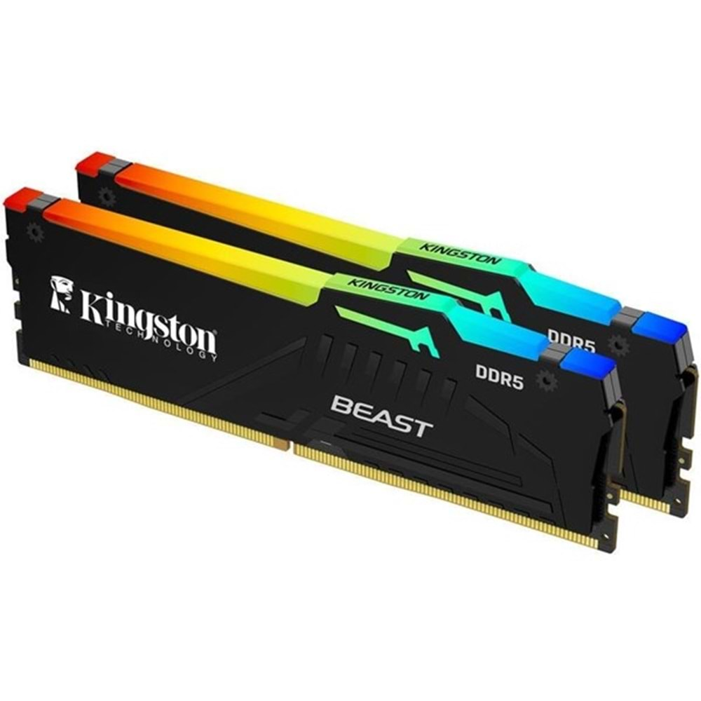 KINGSTON 64GB (2X 32GB) DDR5 5600MHZ CL36 RGB DUAL KIT PC RAM BEAST EXPO KF556C36BBEAK2-64TR