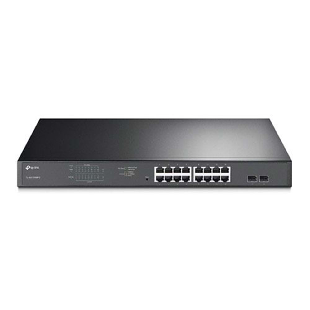 TP-LINK 16-PORT 192W FULL POE TL-SG1218MPE GIGABIT 2X-SFP YÖNETİLEBİLİR SWITCH