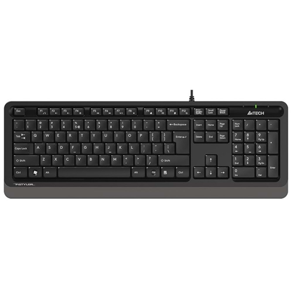 A4TECH FK10 Kablolu USB Q Siyah/Gri Klavye