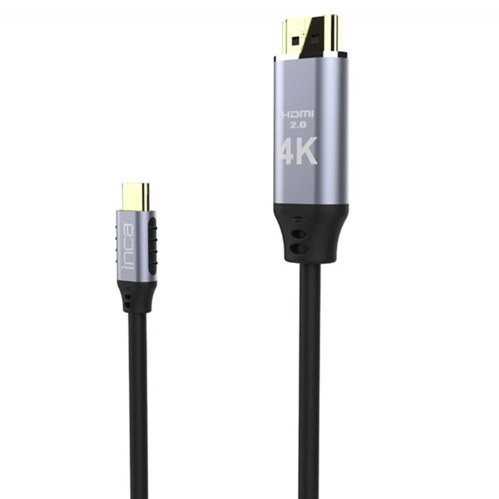 INCA 2metre ITCH-02TX TYPE-C - HDMI Görüntü Kablosu 4K