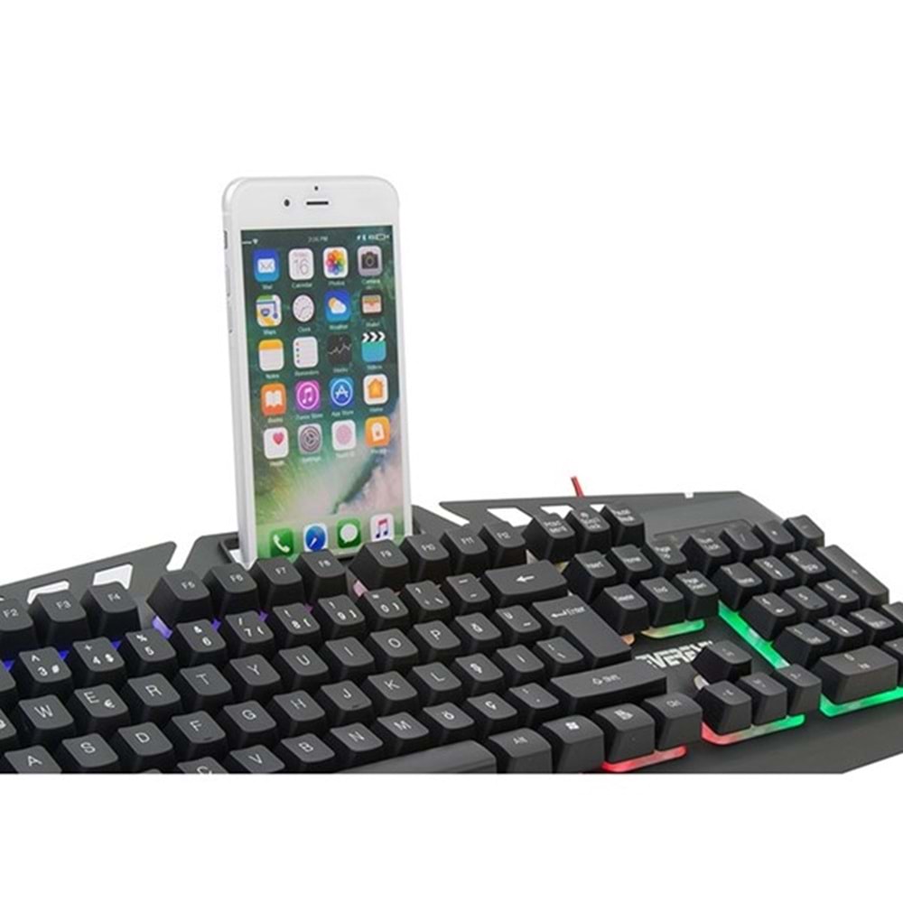 EVEREST KMX-99 Kablolu USB Q Trk Siyah Gaming Klavye - Mouse Set