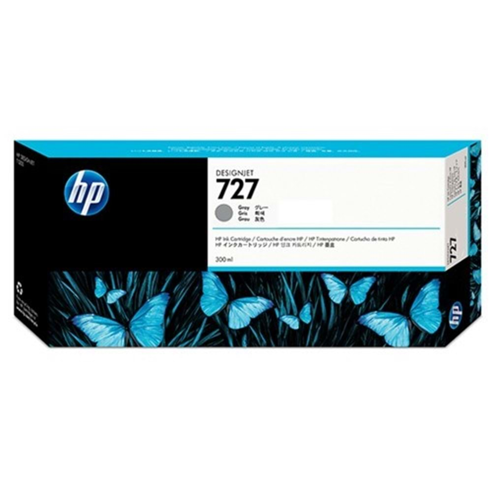 Hp F9j79a (727) Fotograf Sıyahı 300 Ml Genıs Format Murekkep Kartusu