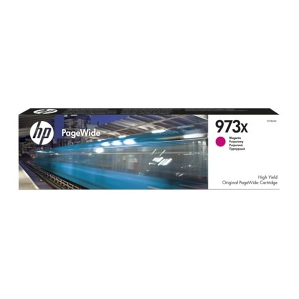 Hp F6t82ae (973X) Macenta Yuksek Kapasıtelı Pagewıde Murekkep Kartusu 7000 Sayfa