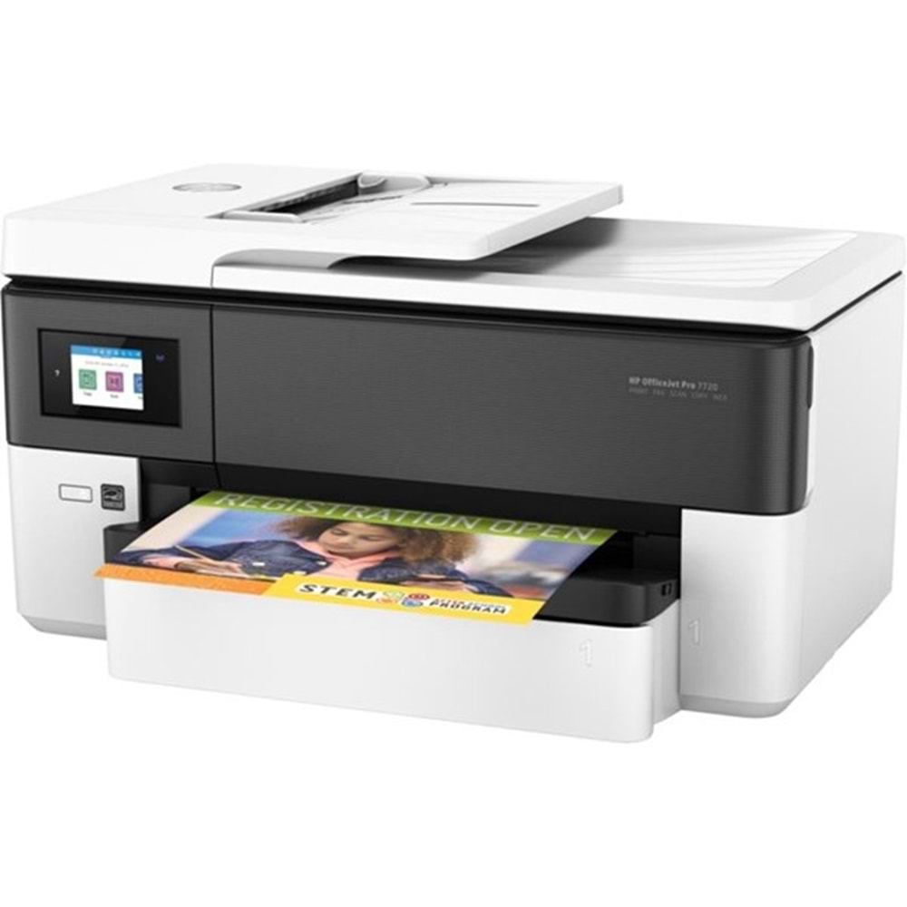 HP A3 7720 Y0S18A RENKLİ MÜREKKEPLİ ÇOK FONKSİYONLU FAXLI YAZICI USB,KABLOSUZ