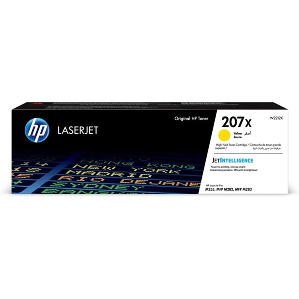 Hp W2212x (207X) Yüksek Kapasiteli Sarı Laserjet Toner 2.450 Sayfa