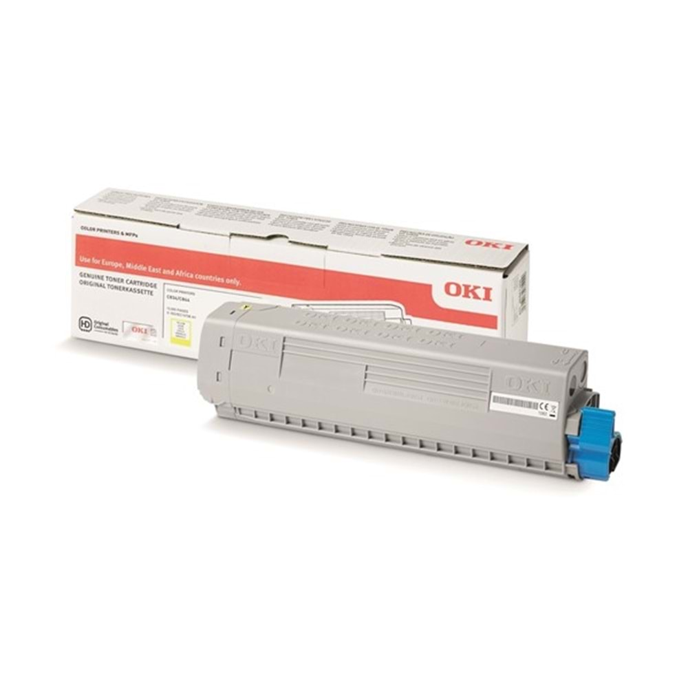 Okı 46861305 Toner-Y-C834/C844-10K Sarı Toner 10.000 Sayfa