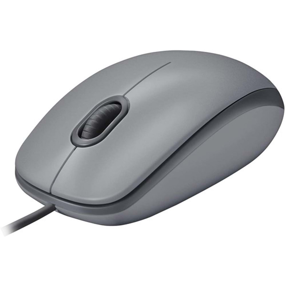 LOGITECH M110 Sessiz Tam Boyutlu Kablolu Usb-A Bağlantılı Optik Mouse - Gri 910-006760